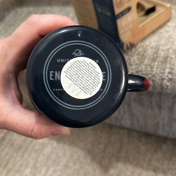 United By Blue Enamel Steel Mug Candle ‘mountains are calling’ camping - Picture 11 of 11